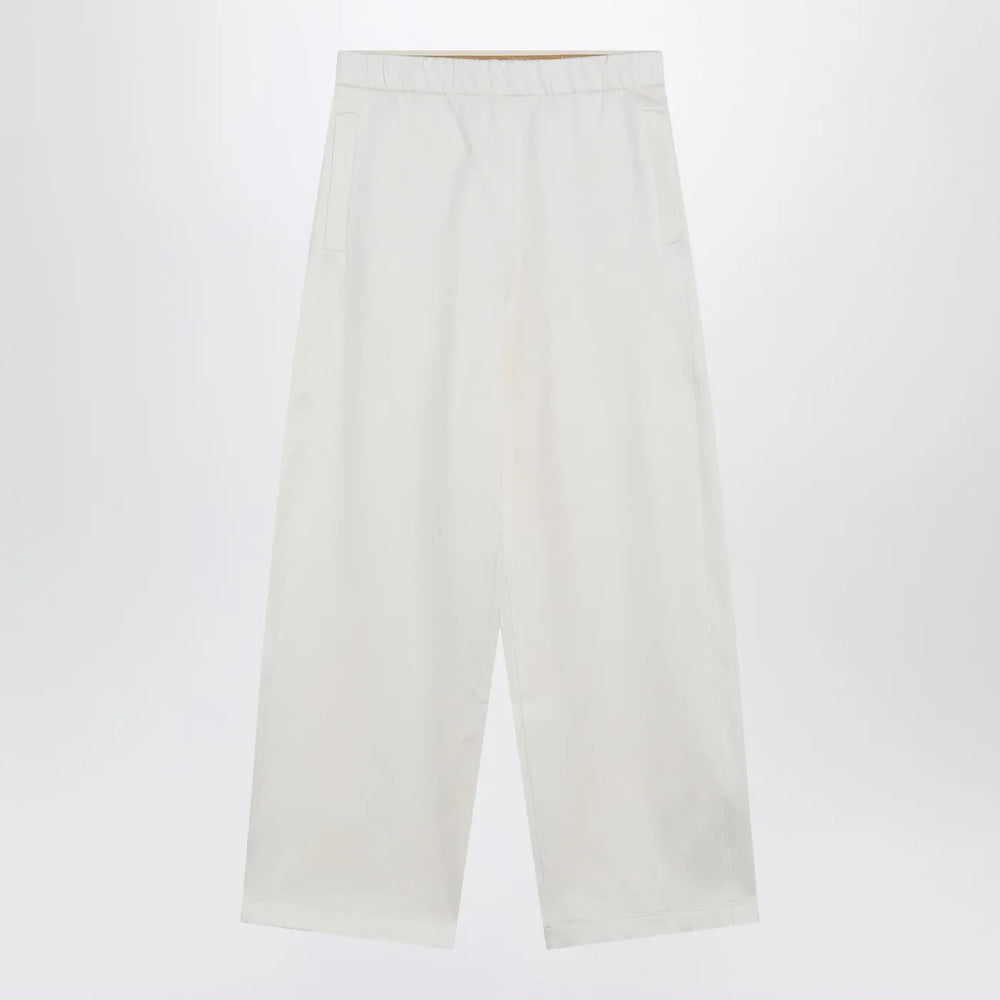 Max Mara - White silk blend trousers Brand Pants M