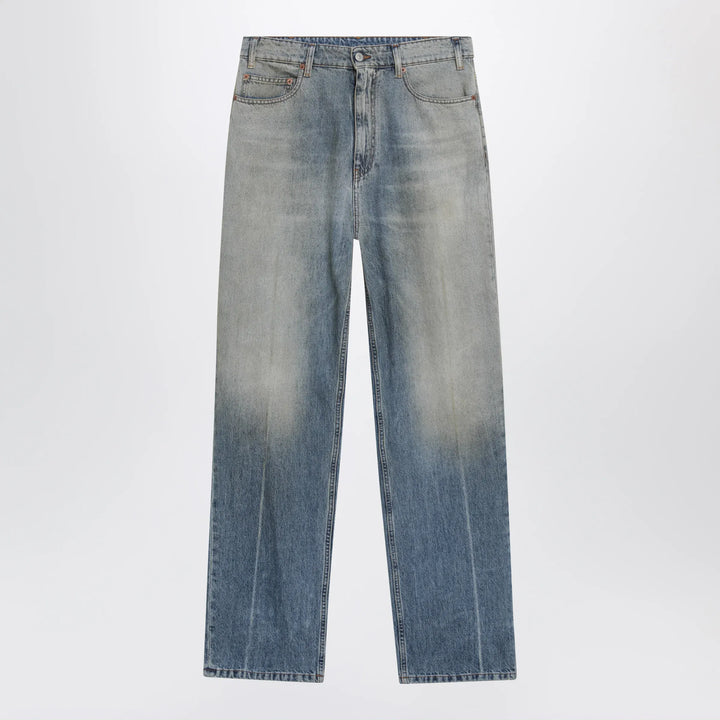 MM6 Maison Margiela - Mid-blue washed-effect denim jeans Brand Pants 31