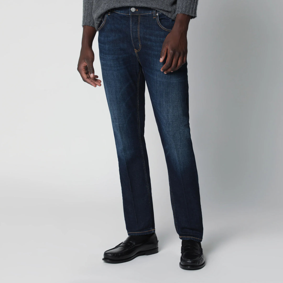 PT Torino Denim - Dark blue washed jeans Brand Pants 30
