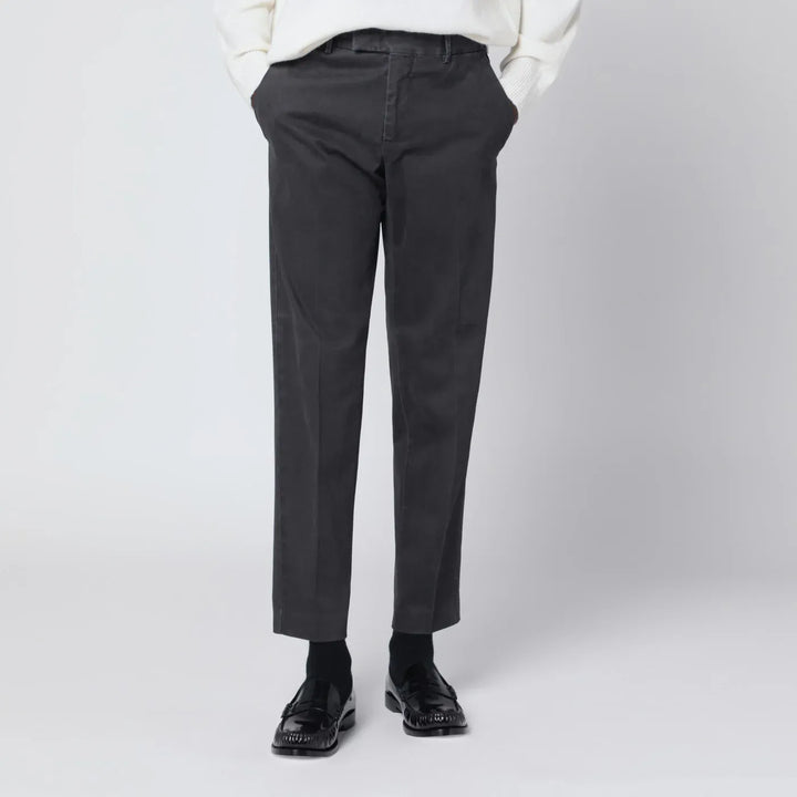 PT Torino - Gray cotton trousers Brand Pants 54 IT
