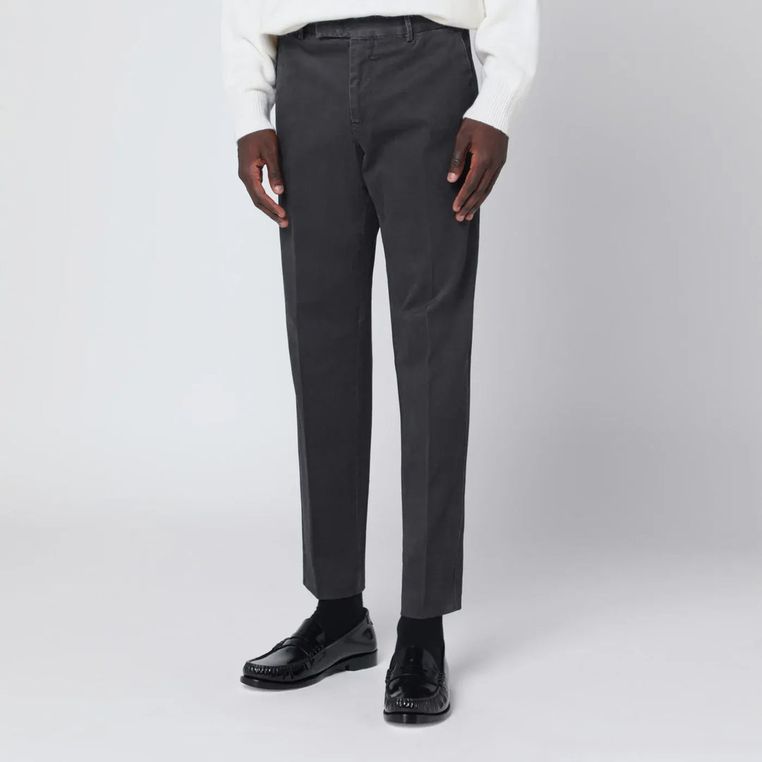 PT Torino - Gray cotton trousers Brand Pants 54 IT