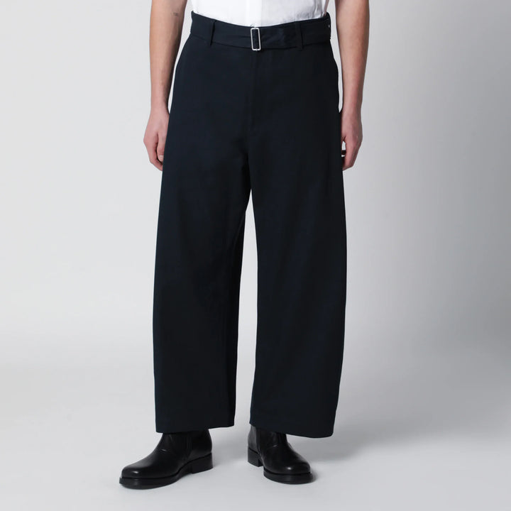 STUDIO NICHOLSON - Barr trousers in indigo Brand Pants S