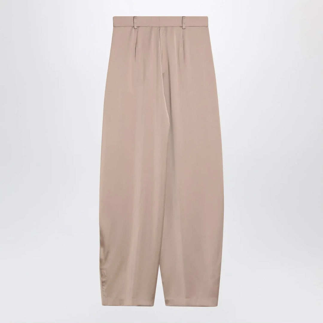 THE ANDAMANE - Wide greige pants Brand Pants