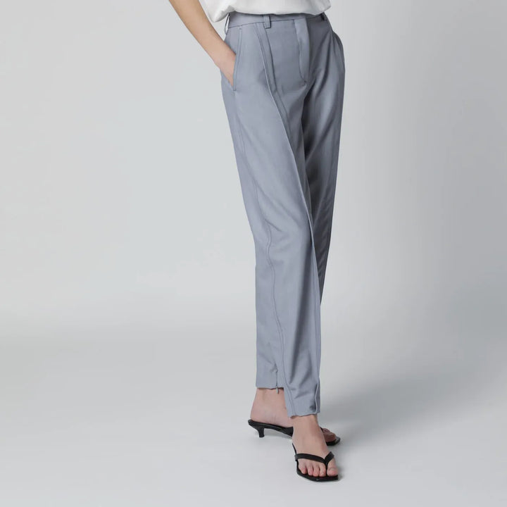 TheLatest - Grey Daniela trousers Brand Pants