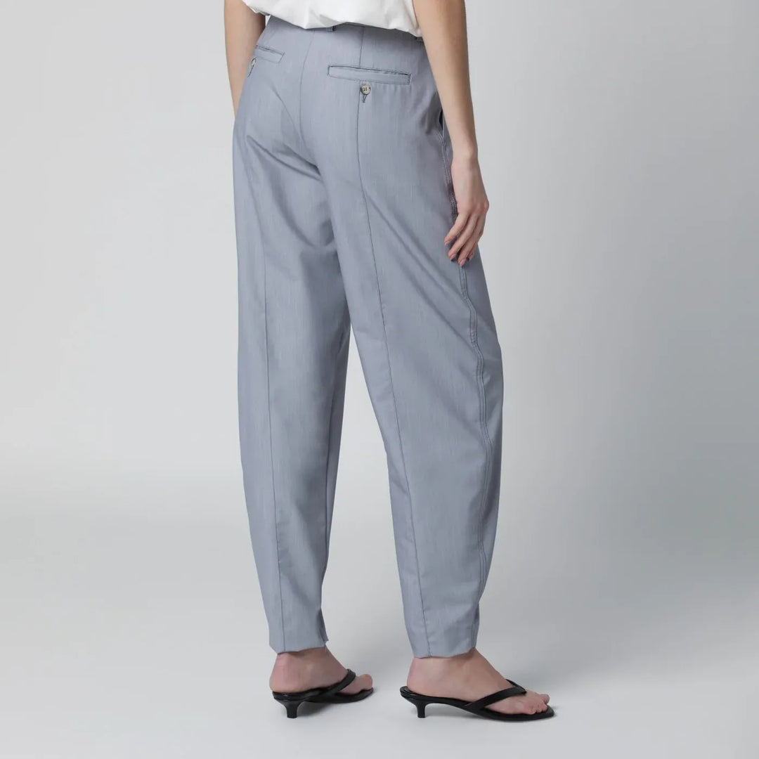 TheLatest - Grey Daniela trousers Brand Pants