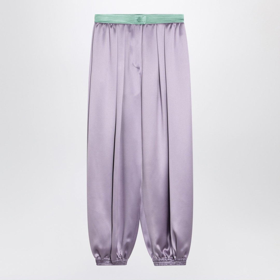 Pants 40  IT Valentino - Wide lilac silk pants Brand