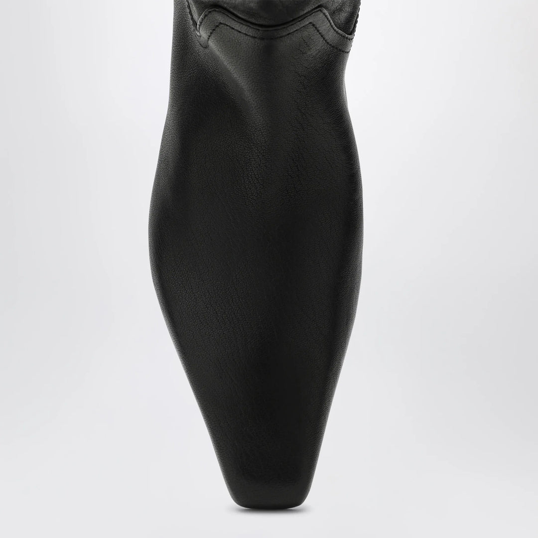 Paris Texas - Bettina Boot 25 calfskin leather boots in black Brand