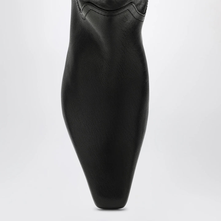 Paris Texas - Bettina Boot 25 calfskin leather boots in black Brand