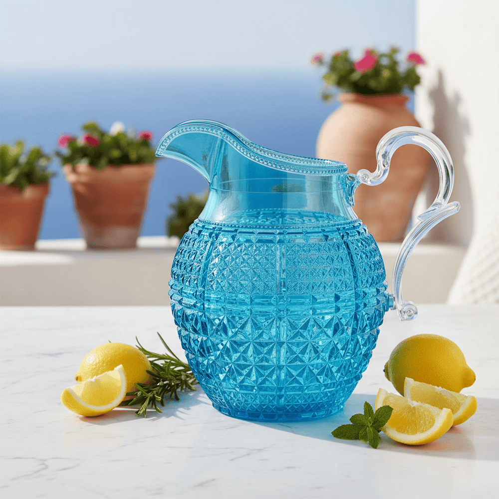 Mario Luca Giusti Halina Jug Turquoise Brand Pitchers & Jugs