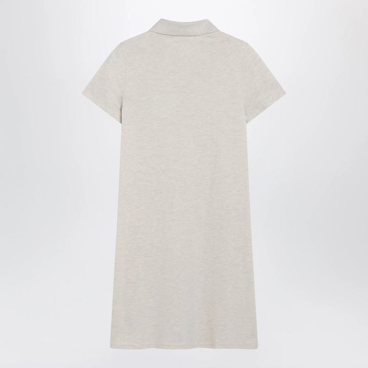 Burberry - Beige mélange cotton polo dress by Burberry Brand Polo Dress