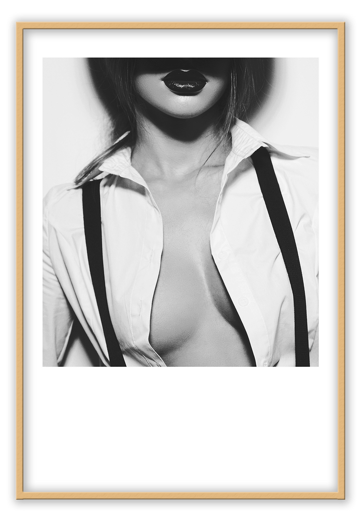 Canvas Print 50x70cm / Natural Black &amp; White Black &amp; White Framed Prints Brand