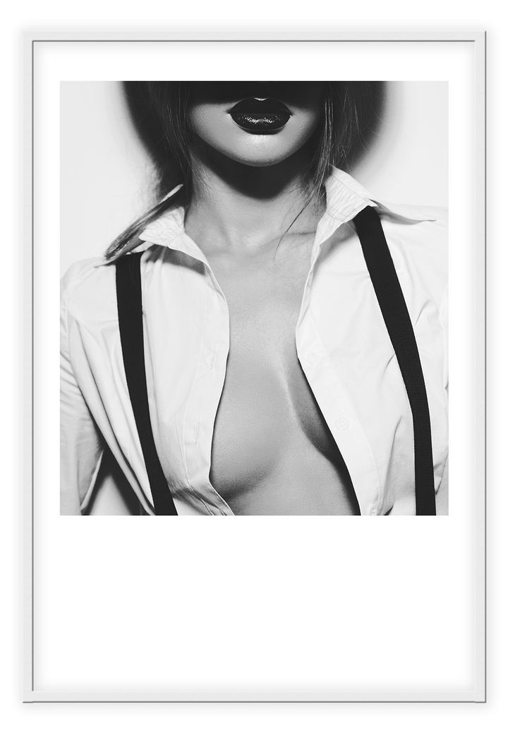 Canvas Print 50x70cm / White Black &amp; White Black &amp; White Framed Prints Brand