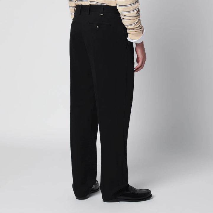 PT Torino - Black Cotton Trousers Brand