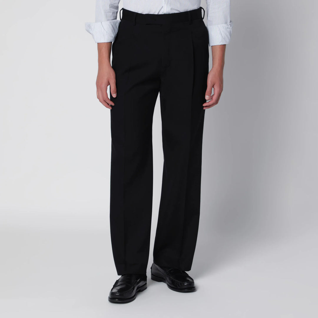 PT Torino - Black Cotton Trousers Brand 46 IT
