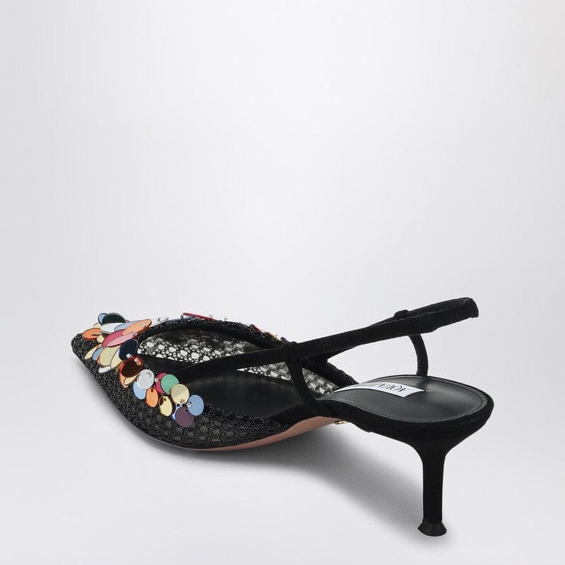 Aquazzura Pumps 39 Aquazzura Black Can Can pumps 50 with paillettes Aquazzura Black Can Can pumps 50 with paillettes Brand