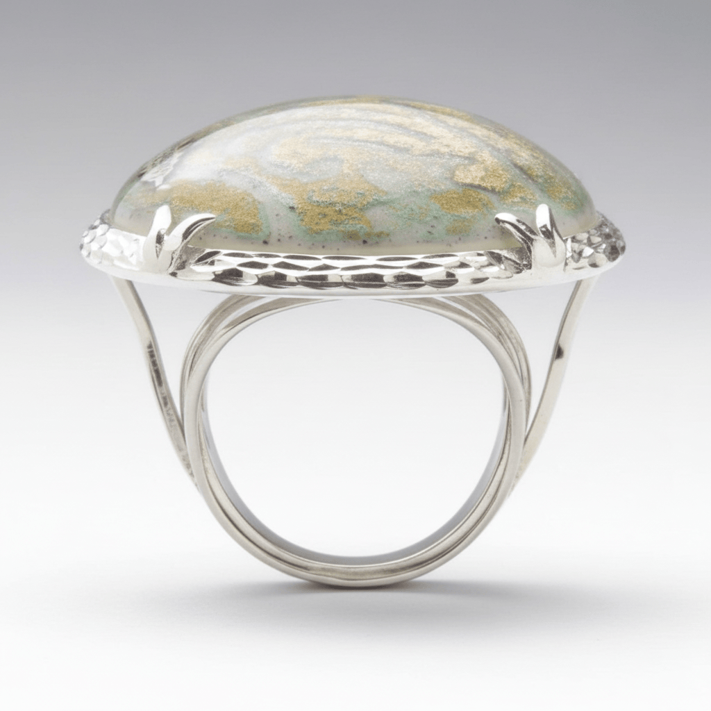 Antonella Piacenti Damask Silver Ring 925 Brand Rings