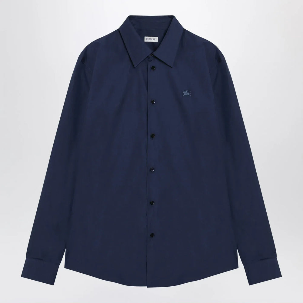 Burberry - Blue cotton shirt with EKD Brand Shirt S
