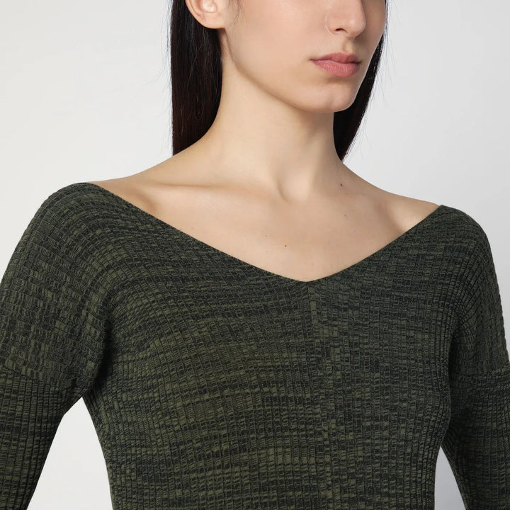 6397 - Double-V military green sweater Brand Shirts &amp; Tops M