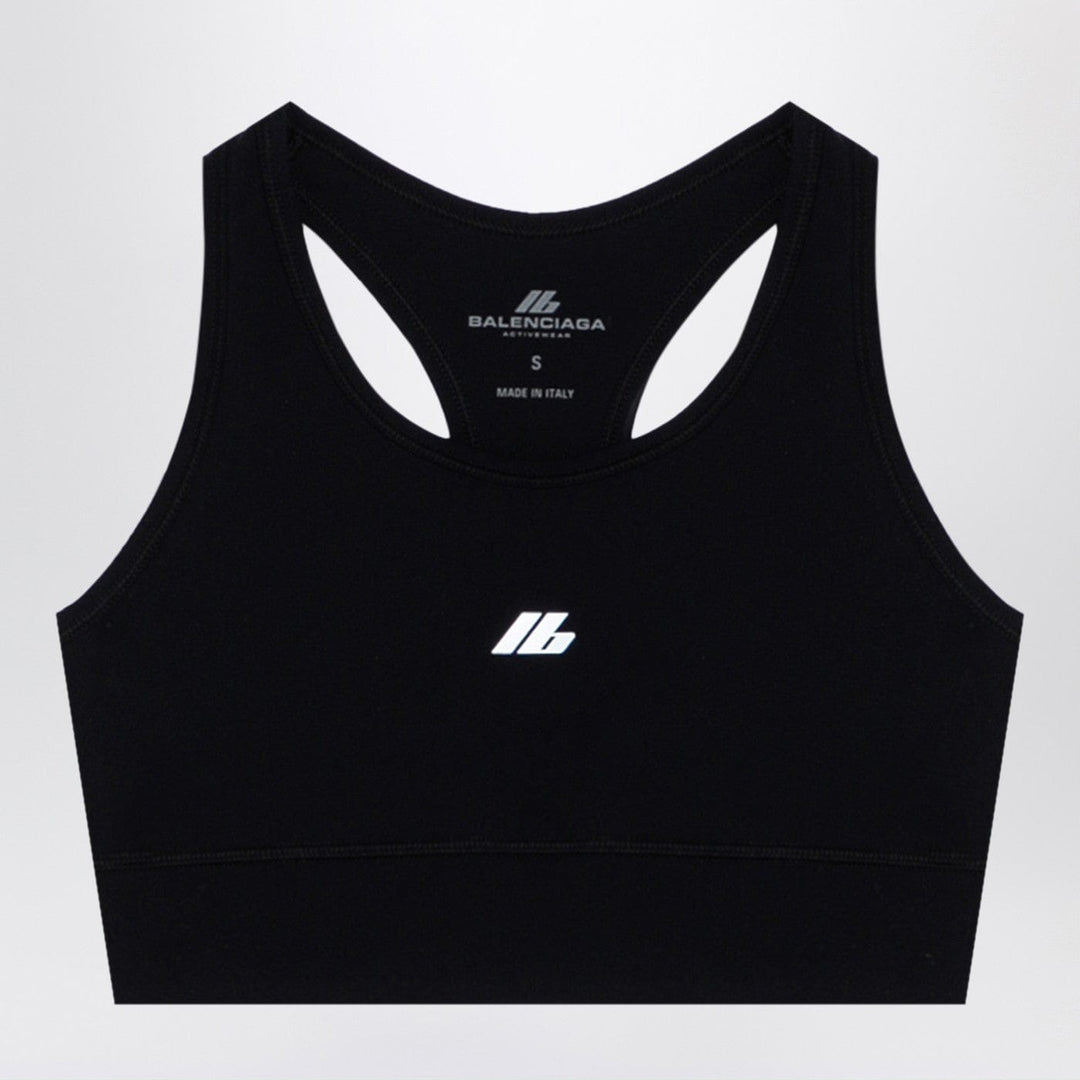 Shirts &amp; Tops Balenciaga - Black Activewear sleeveless top in matt nylon blend Brand