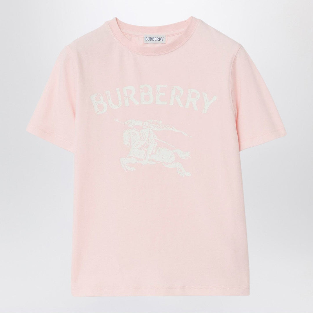 Shirts &amp; Tops Burberry - Pink stretch cotton T-shirt with EKD Brand