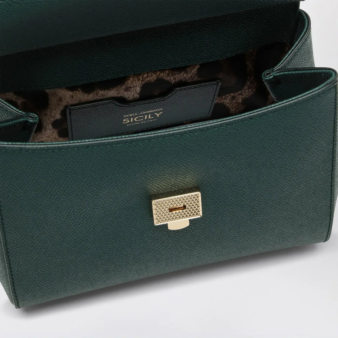 Dolce&amp;Gabbana - Sicily medium top-handle bag in green Brand Shirts &amp; Tops TU