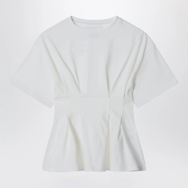 Douuod - Calendula ivory cotton T-shirt Brand Shirts &amp; Tops 10