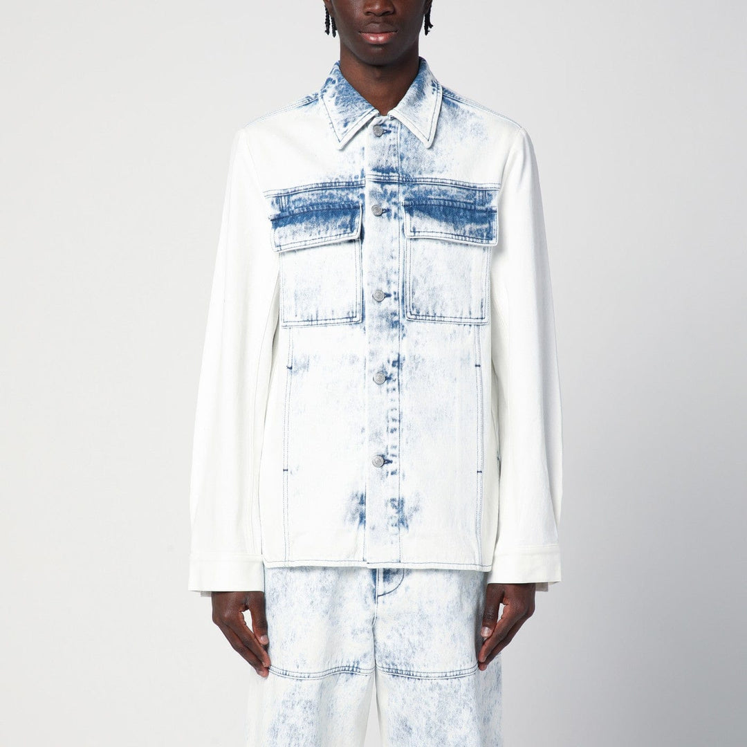 Shirts &amp; Tops 46 IT Dries Van Noten - Faded blue denim shirt Brand