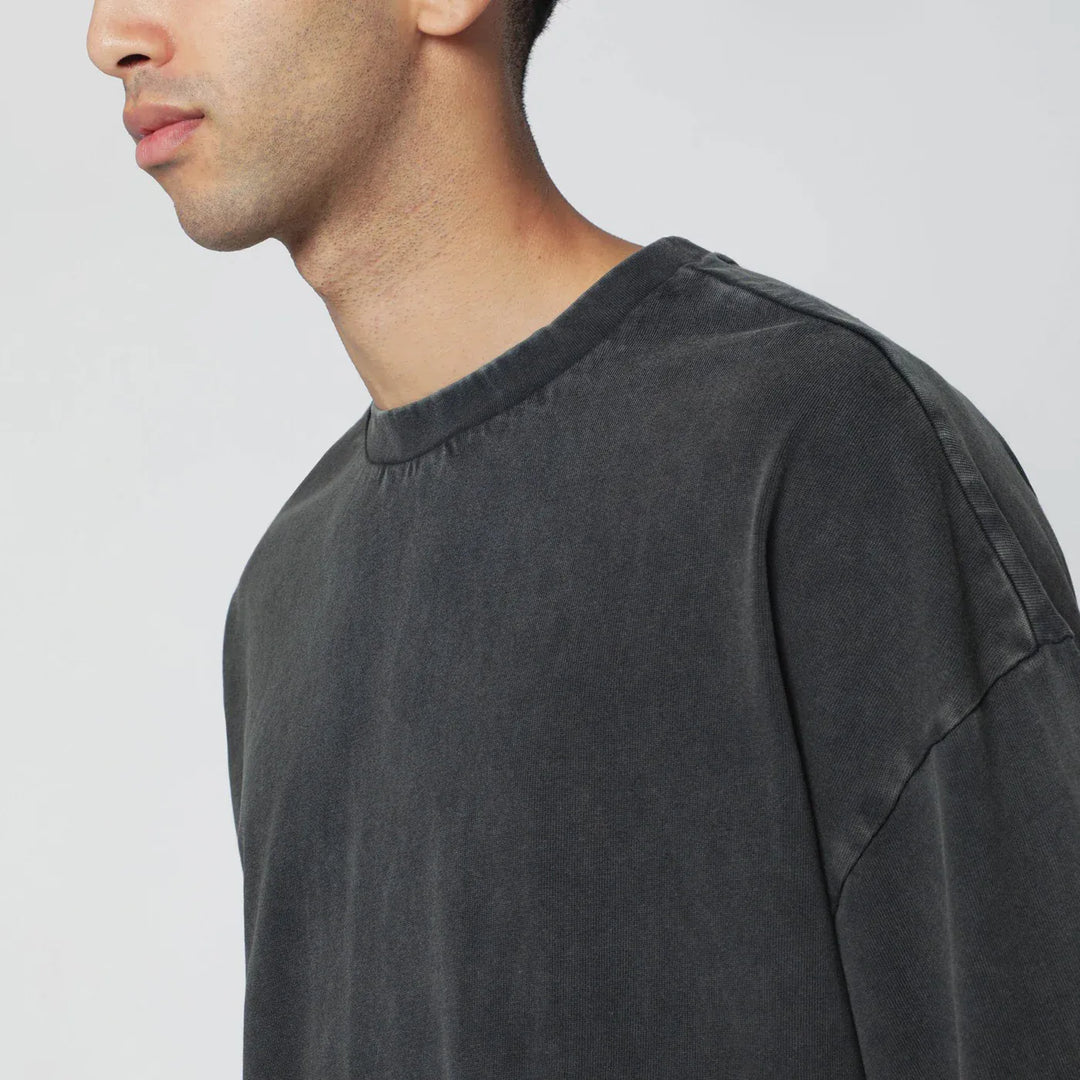 Entire Studios - Black washed boxy T-shirt Brand Shirts &amp; Tops
