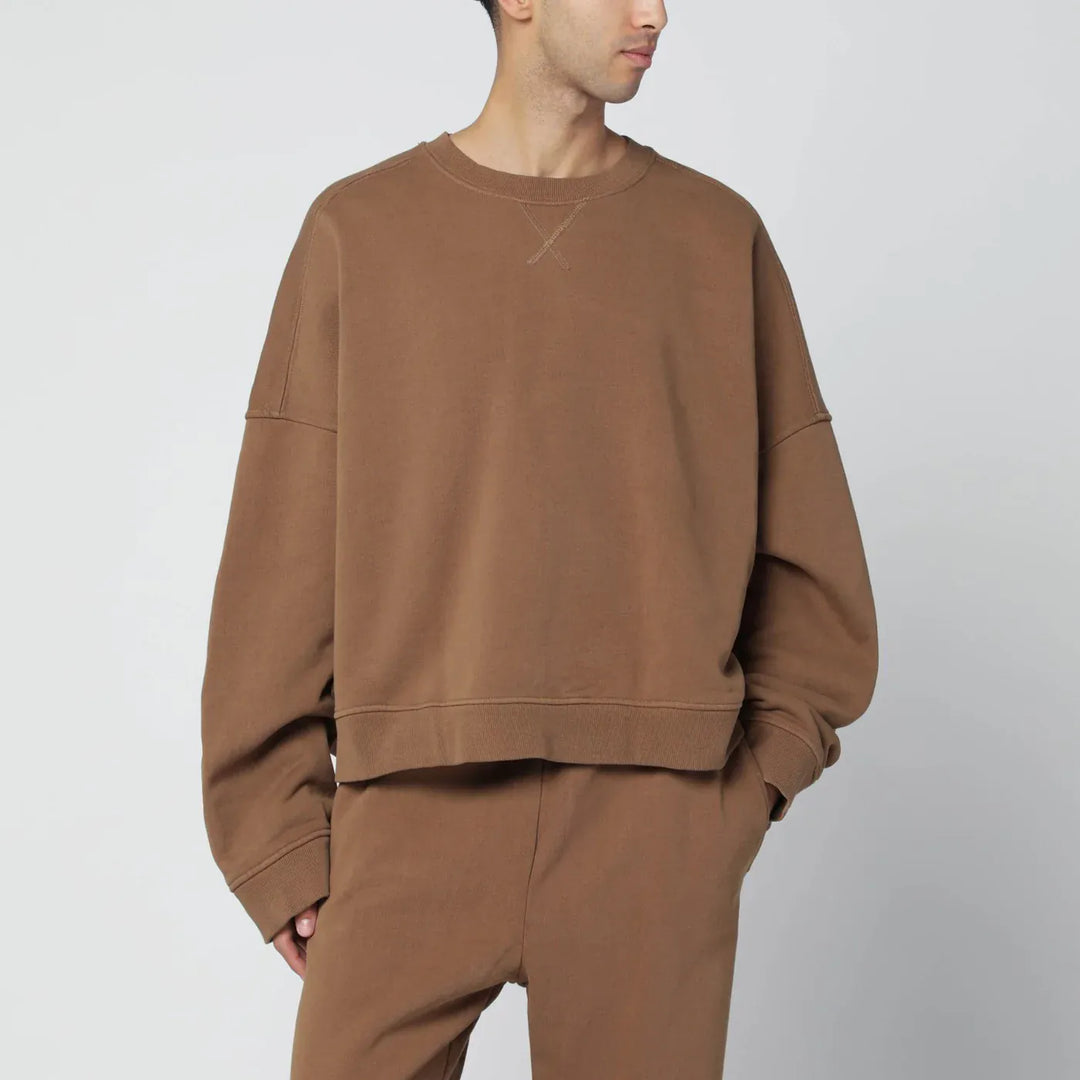 Entire Studios - Brown cotton crewneck sweatshirt Brand Shirts &amp; Tops L