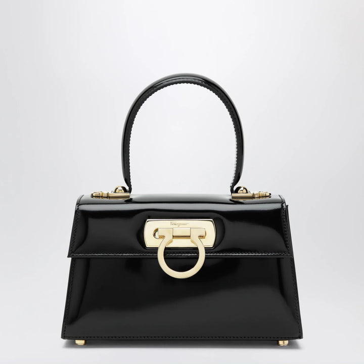 Ferragamo - Black Iconic Top Handle bag Brand Shirts &amp; Tops TU