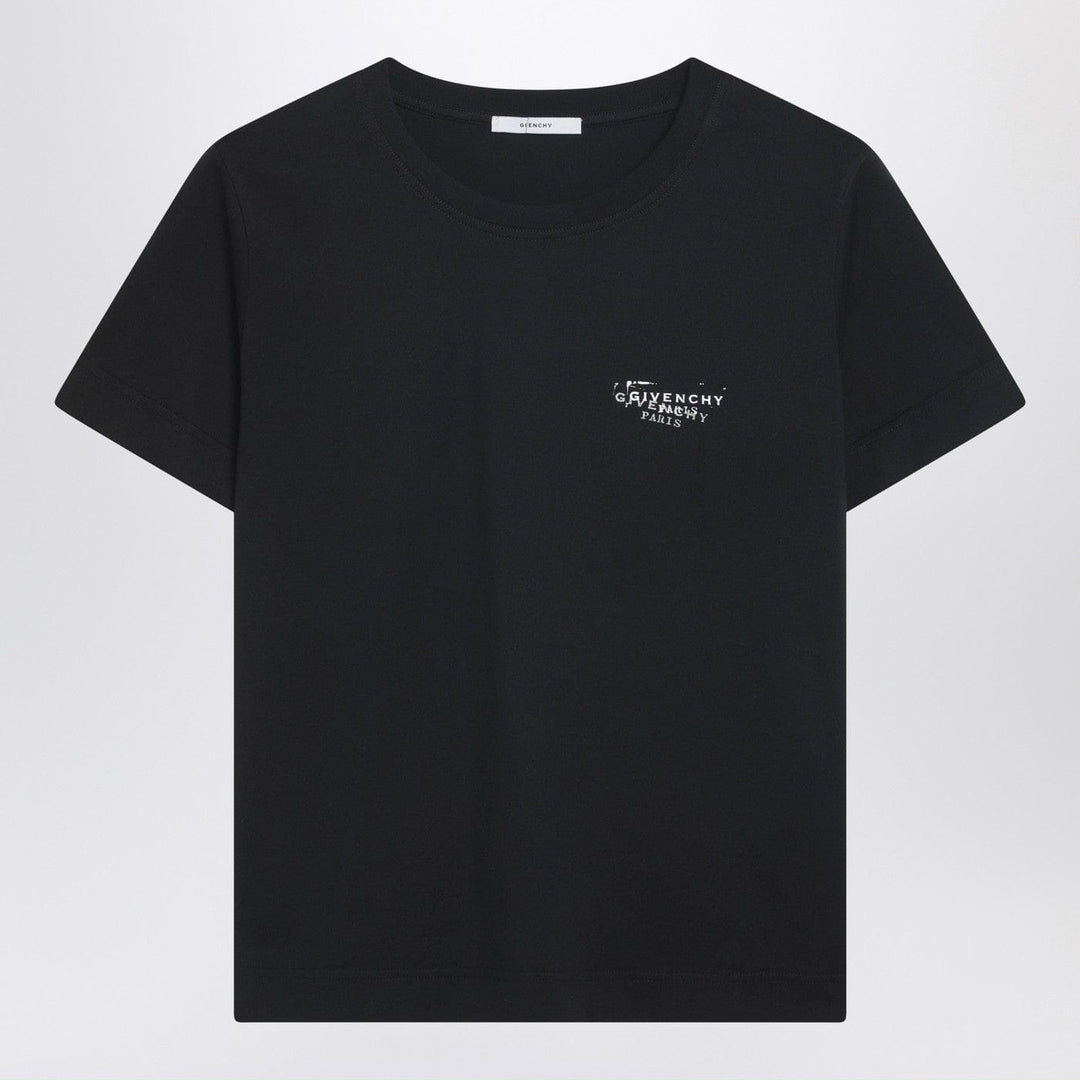 Shirts & Tops Givenchy - Black T-shirt with Givenchy Stamp print Brand
