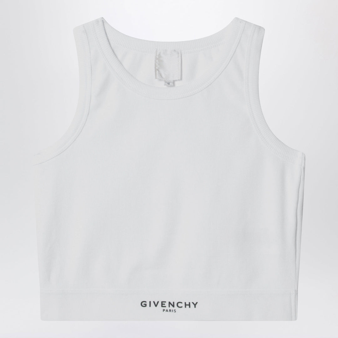 Shirts &amp; Tops Givenchy - White cropped top with logo Brand