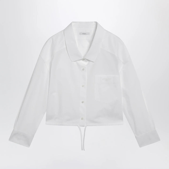 Givenchy - White short poplin shirt Brand Shirts &amp; Tops 38  FR