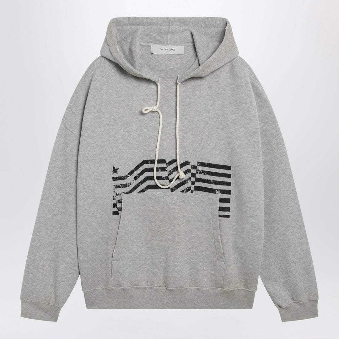 Shirts & Tops Golden Goose - Journey sweatshirt with vintage-effect print in grey Brand