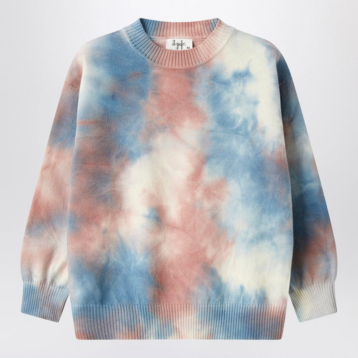 Shirts &amp; Tops 4A Il Gufo - Sweater with airbrush-effect tie-dye print Brand