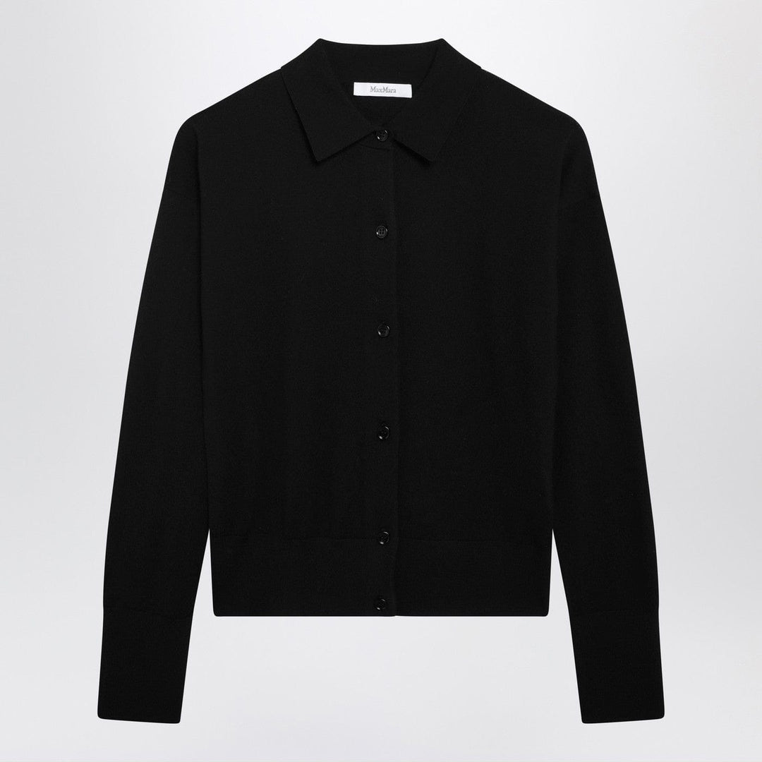 Shirts & Tops Max Mara - Black wool-blend cardigan Brand