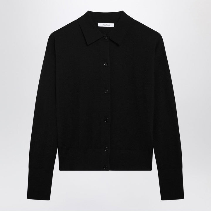 Shirts &amp; Tops Max Mara - Black wool-blend cardigan Brand
