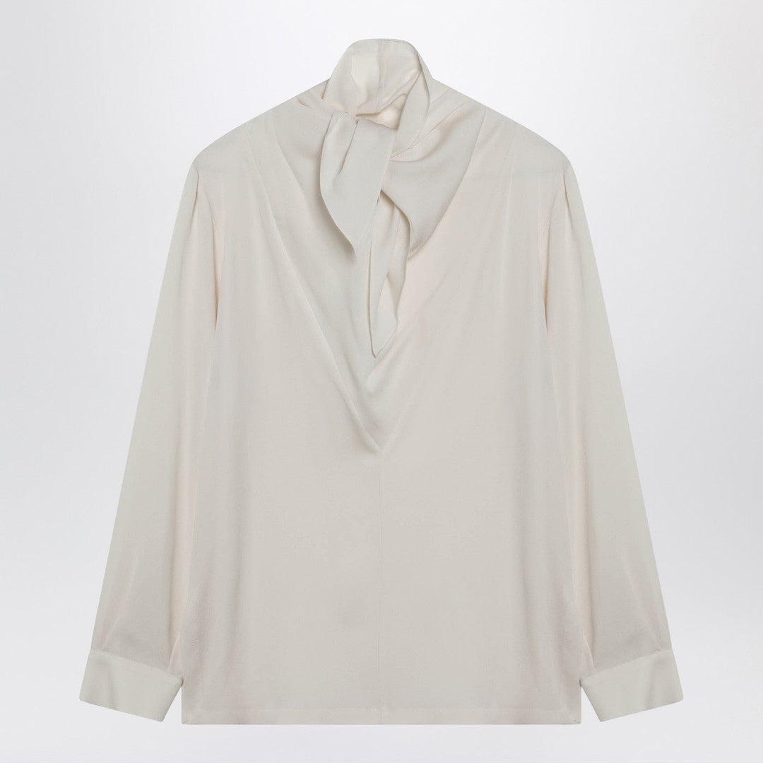 Shirts & Tops Max Mara - Ivory silk charmeuse blouse Brand