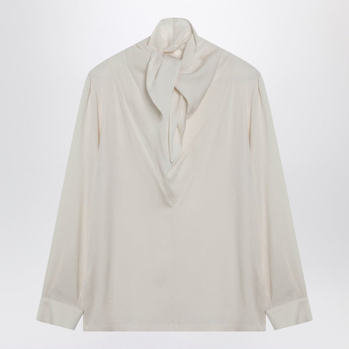 Shirts &amp; Tops Max Mara - Ivory silk charmeuse blouse Brand
