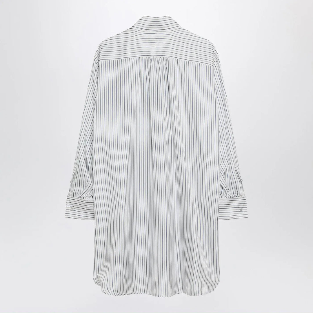 Max Mara - Oversized striped silk shirt Brand Shirts &amp; Tops