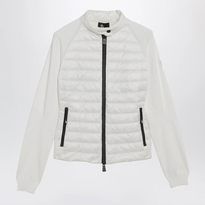 Moncler Grenoble - White Day-Namic padded cardigan Brand Shirts &amp; Tops M