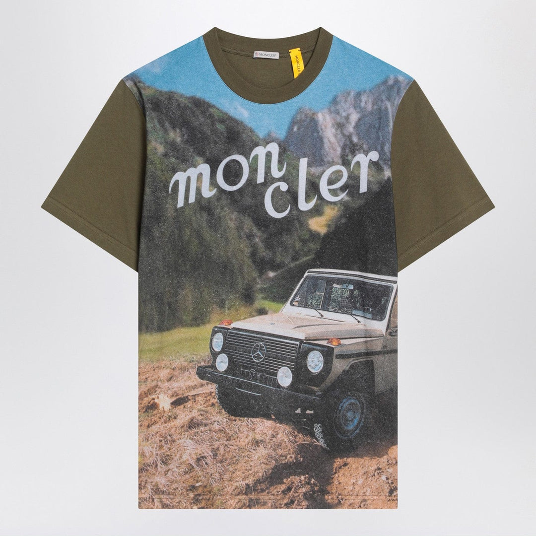 Shirts & Tops L Moncler x Mercedes-Benz by Nigo - Green printed cotton t-shirt Brand