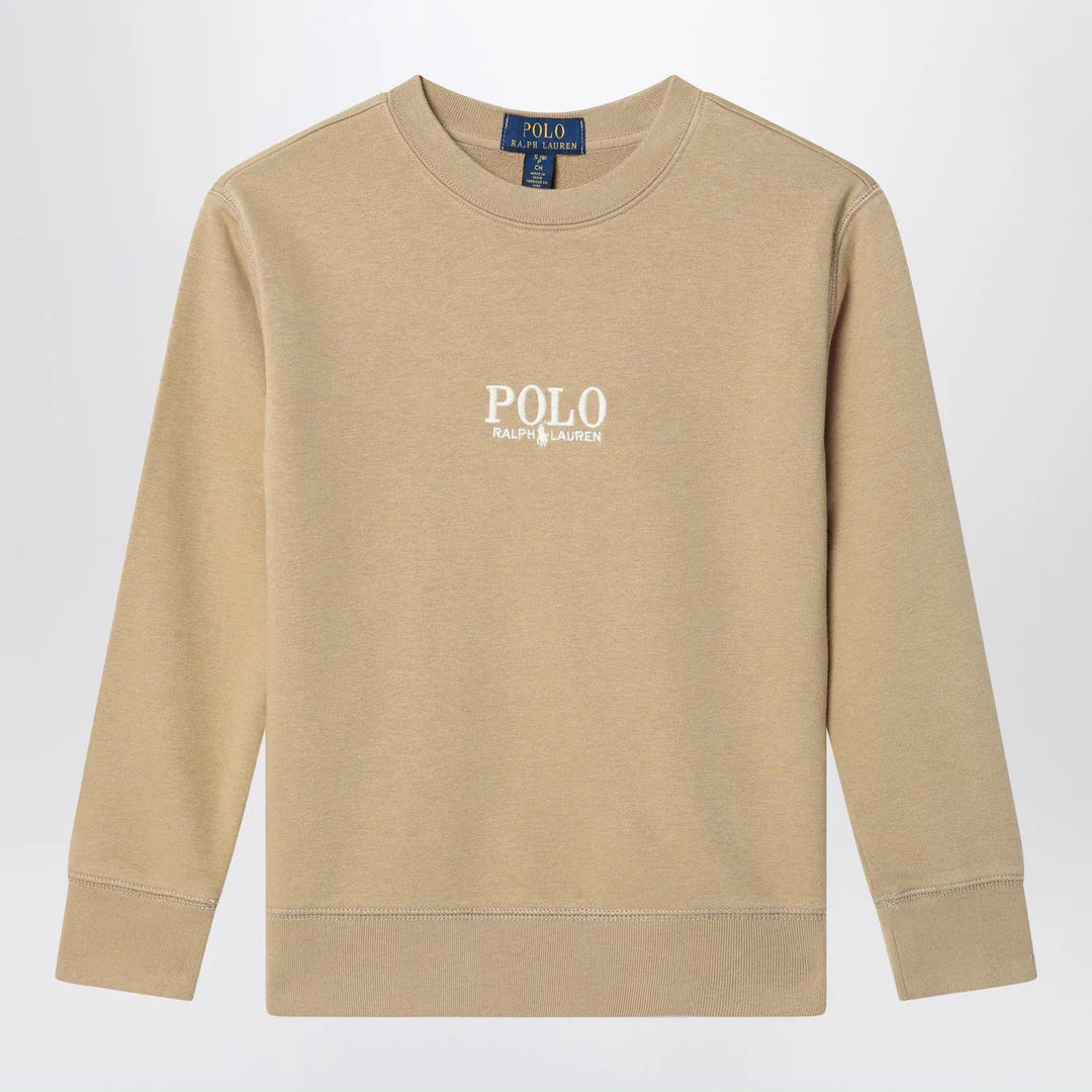 Polo Ralph Lauren - Beige cotton sweatshirt with logo Brand Shirts &amp; Tops 2