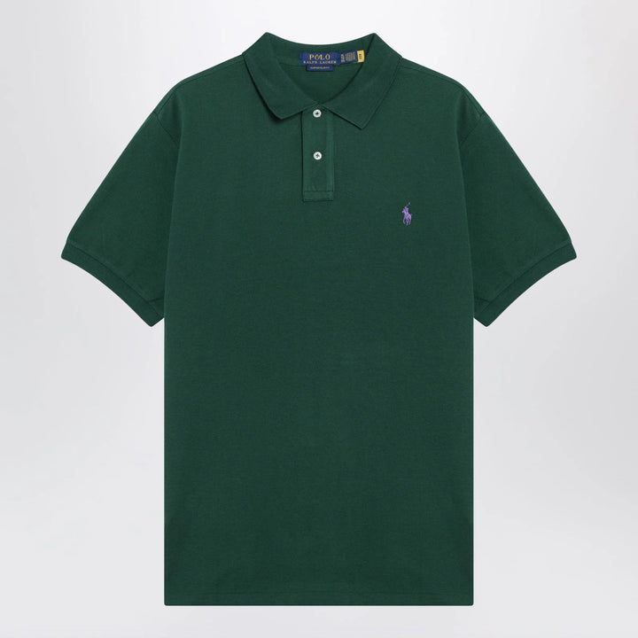 Polo Ralph Lauren - Forest green cotton Custom Slim-Fit polo shirt Brand Shirts &amp; Tops S