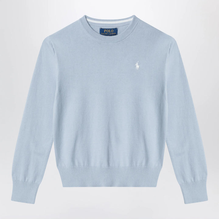 Polo Ralph Lauren - Light blue cotton crew-neck sweater Brand Shirts &amp; Tops S