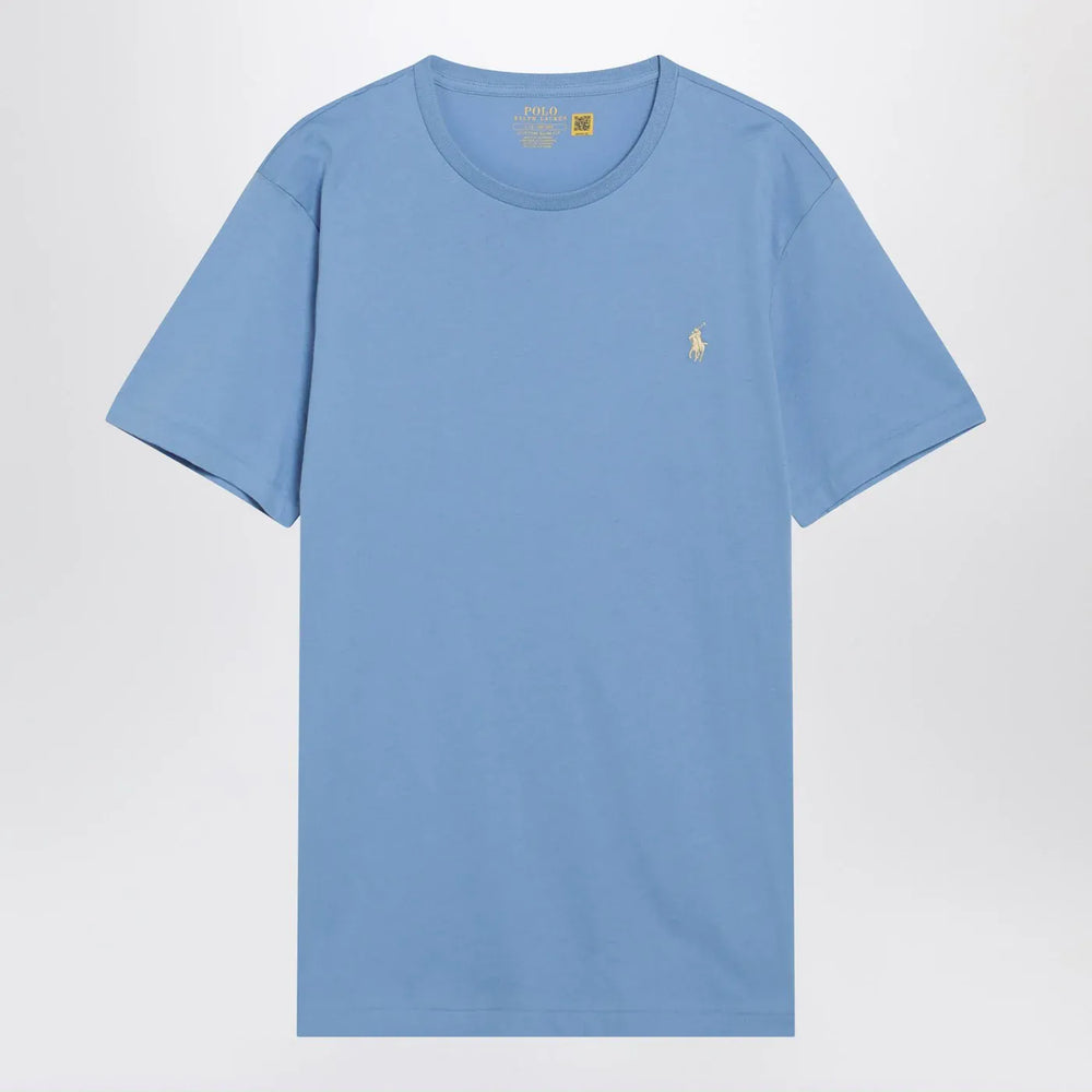 Polo Ralph Lauren - Light blue cotton Custom Slim-Fit T-shirt Brand Shirts & Tops S