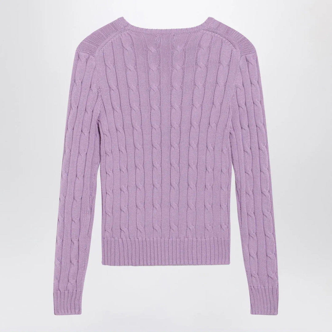 Polo Ralph Lauren - Lilac cotton cable-knit sweater Brand Shirts &amp; Tops