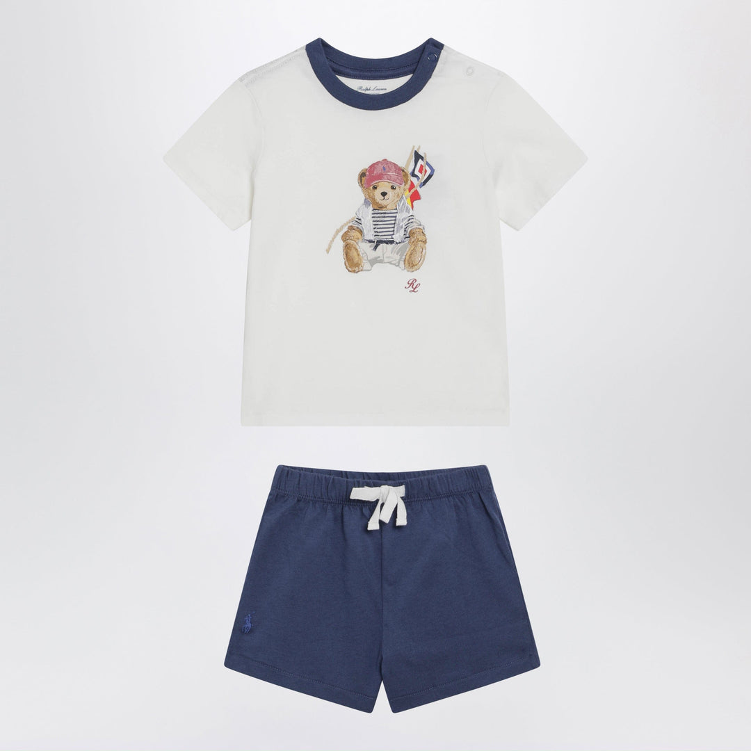 Shirts &amp; Tops Polo Ralph Lauren - White/blue Polo Bear two-piece set Brand