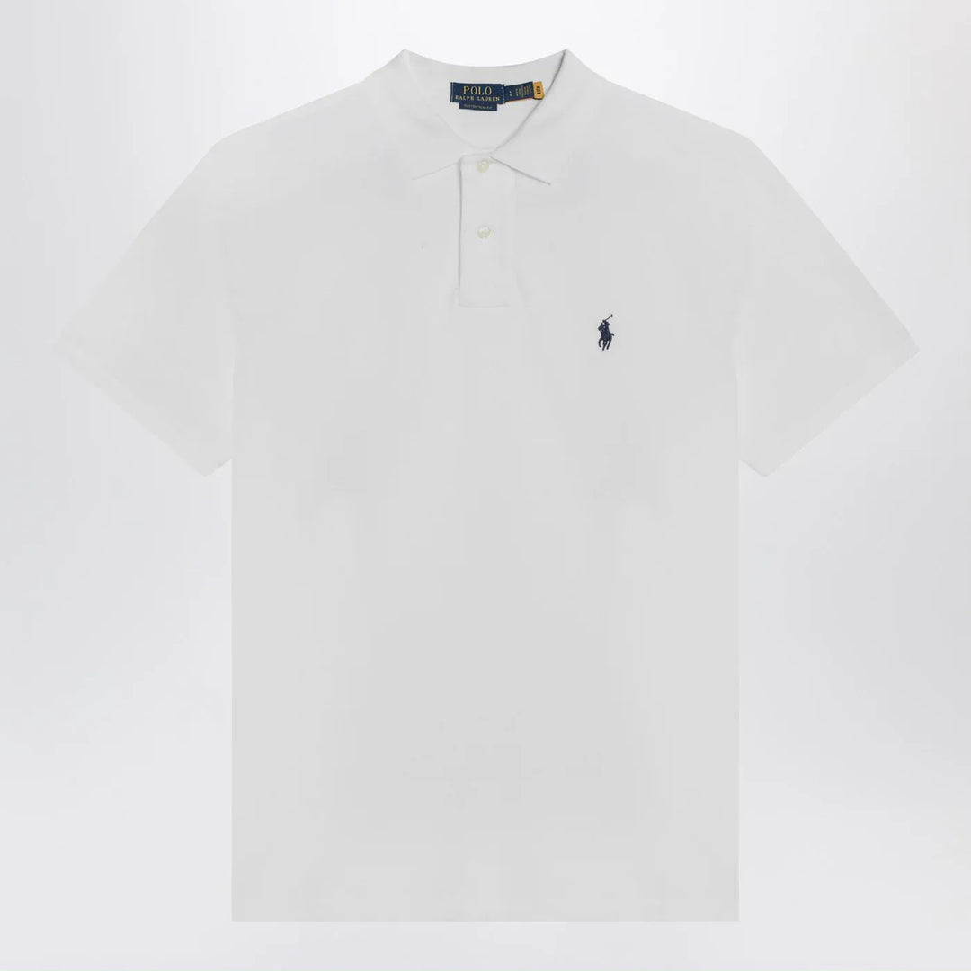Polo Ralph Lauren - White cotton Custom Slim-Fit polo Brand Shirts &amp; Tops S