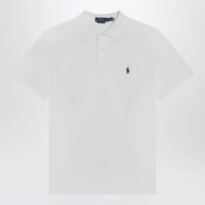 Polo Ralph Lauren - White cotton Custom Slim-Fit polo Brand Shirts &amp; Tops S